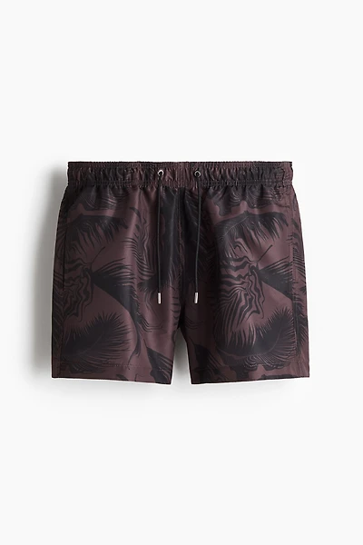 Patterned Swim Shorts