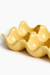 Reactive-Glaze Egg Tray