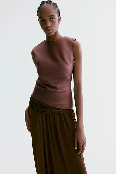 Haut en jersey enduit