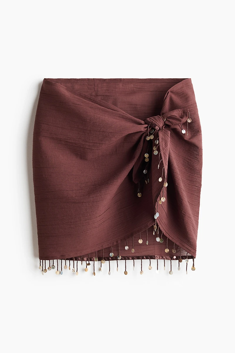 Beaded Cotton Sarong