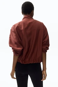 Funnel-Collar Jacket
