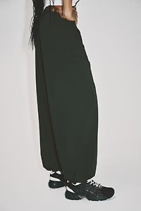 Relaxed-Fit Nylon Sports Track Pants