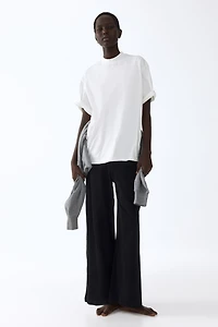 Ribbed Drawstring Pants