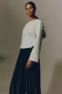 Fitted-Waist Interlock Top