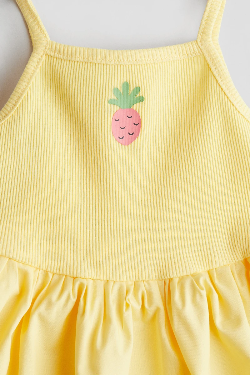 Robe avec détail imprimé