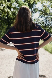 Polo ample en fin tricot