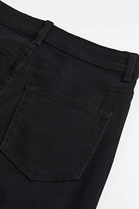 Wide-leg Twill Pants