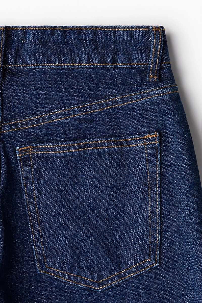 High Rise Slim Leg Mom Jeans