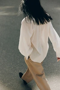 Blouse à manches ballon