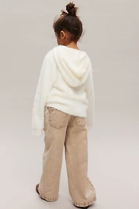 Wide Leg Paper-bag Jeans