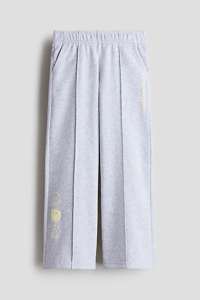 Sweatpant Joggers with Printed Motif