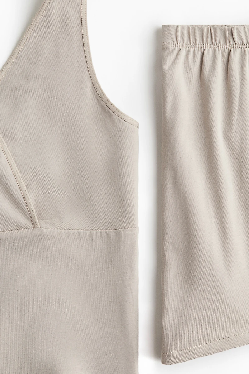 MAMA Cotton Nursing Pajamas