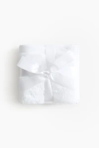 Lot de 3 carrés de toilette en tissu éponge doux