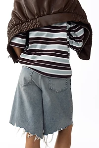Denim Bermuda Shorts