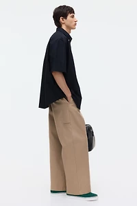 Relaxed-Fit Short-Sleeved Oxford Shirt