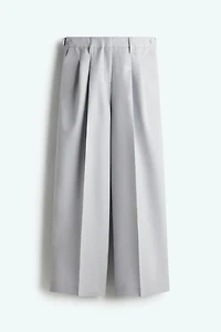 Wool-Blend Suit Pants