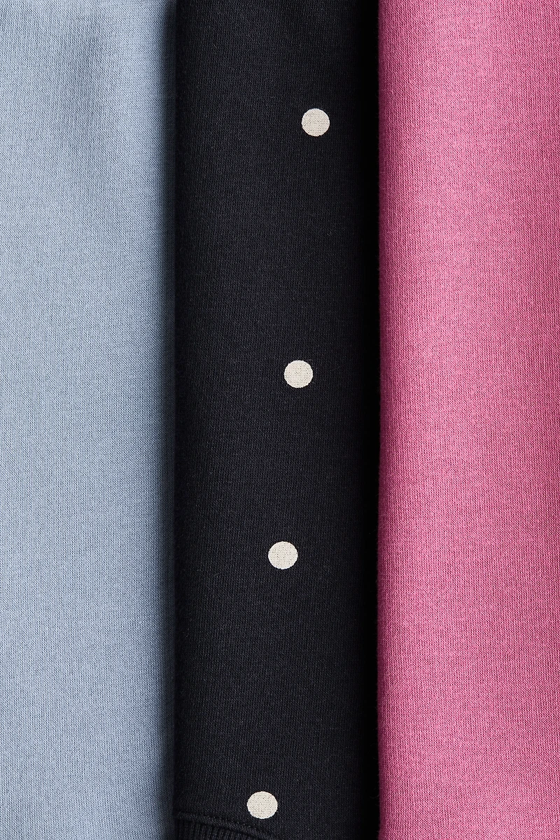 3-pack Brushed-Inside Sweatshirts