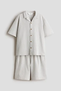 2-Piece Textured Jersey Set