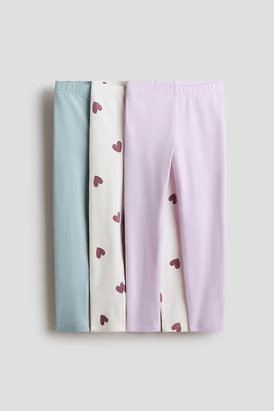 3-Pack Cotton Leggings