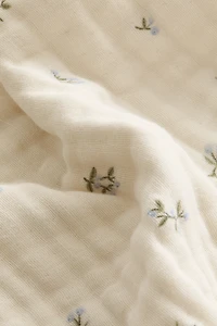 Muslin Crib Duvet Cover Set