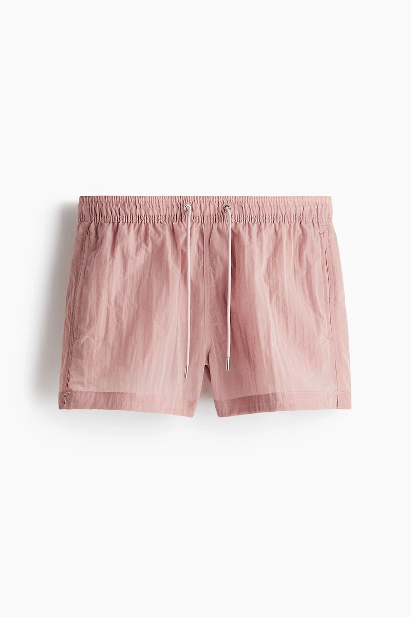 Crinkled Nylon Swim Shorts