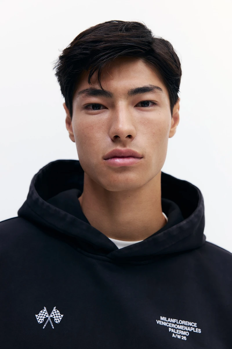 Oversized Washed Hoodie