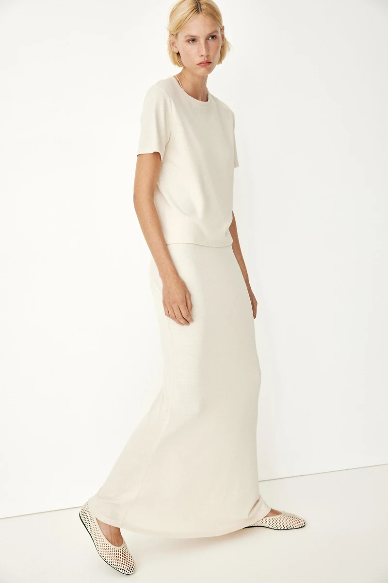 Silk-Blend T-Shirt