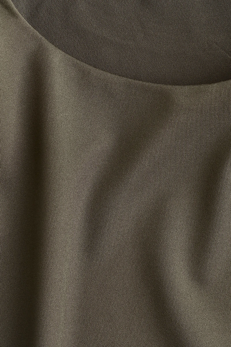 Cropped Microfiber Tank Top