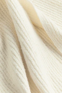 Jupe en tricot côtelé