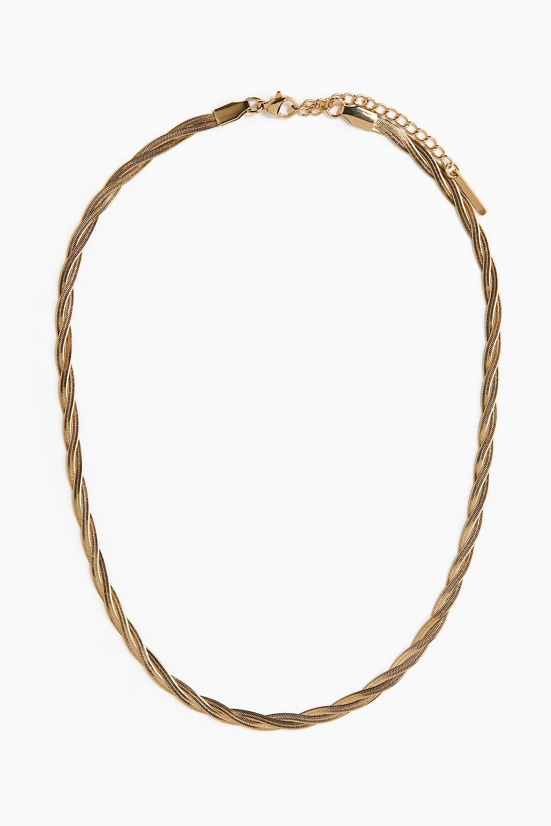 Waterproof Twisted Chain Necklace