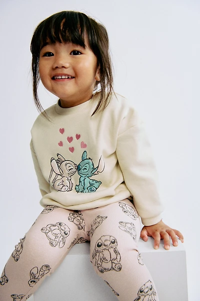 Printed Brushed-Inside Sweatshirt