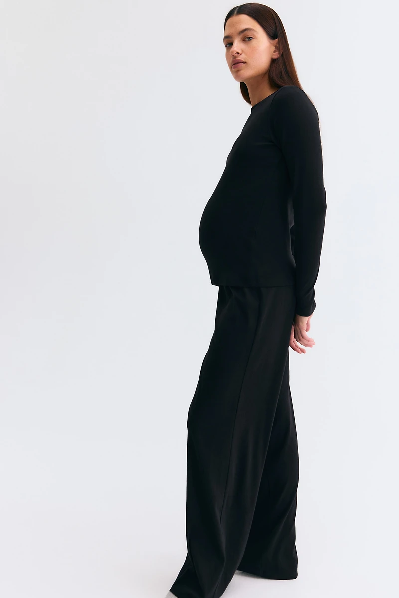 MAMA Pointelle Jersey Pajamas