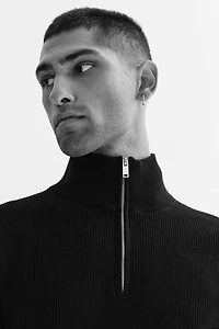 Regular Fit Half-Zip Sweater
