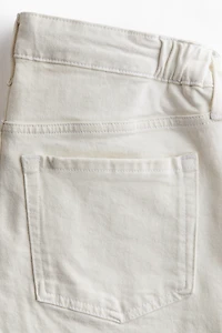 MAMA Wide Low Waist Ankle Jeans