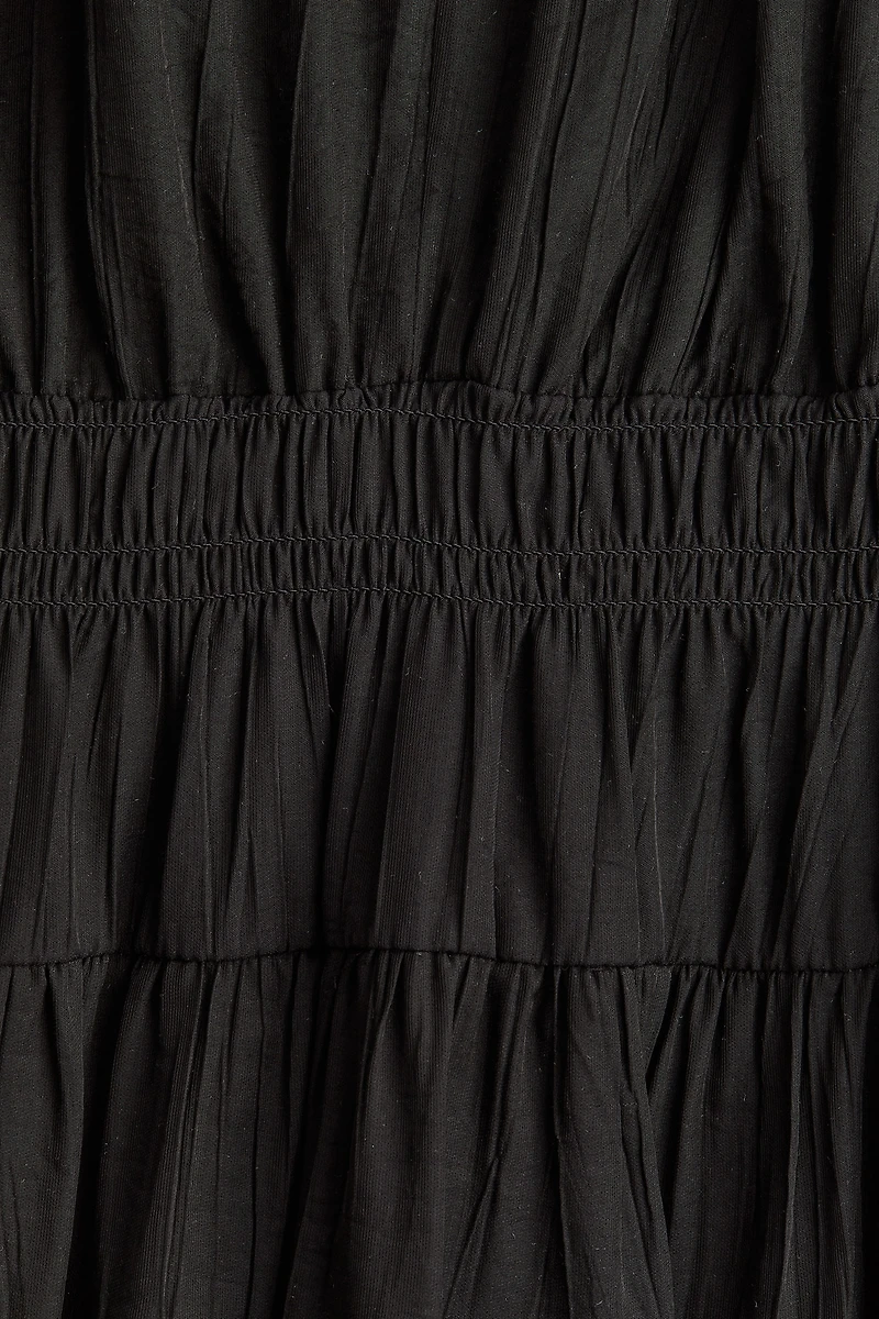 Smocked-detail Dress