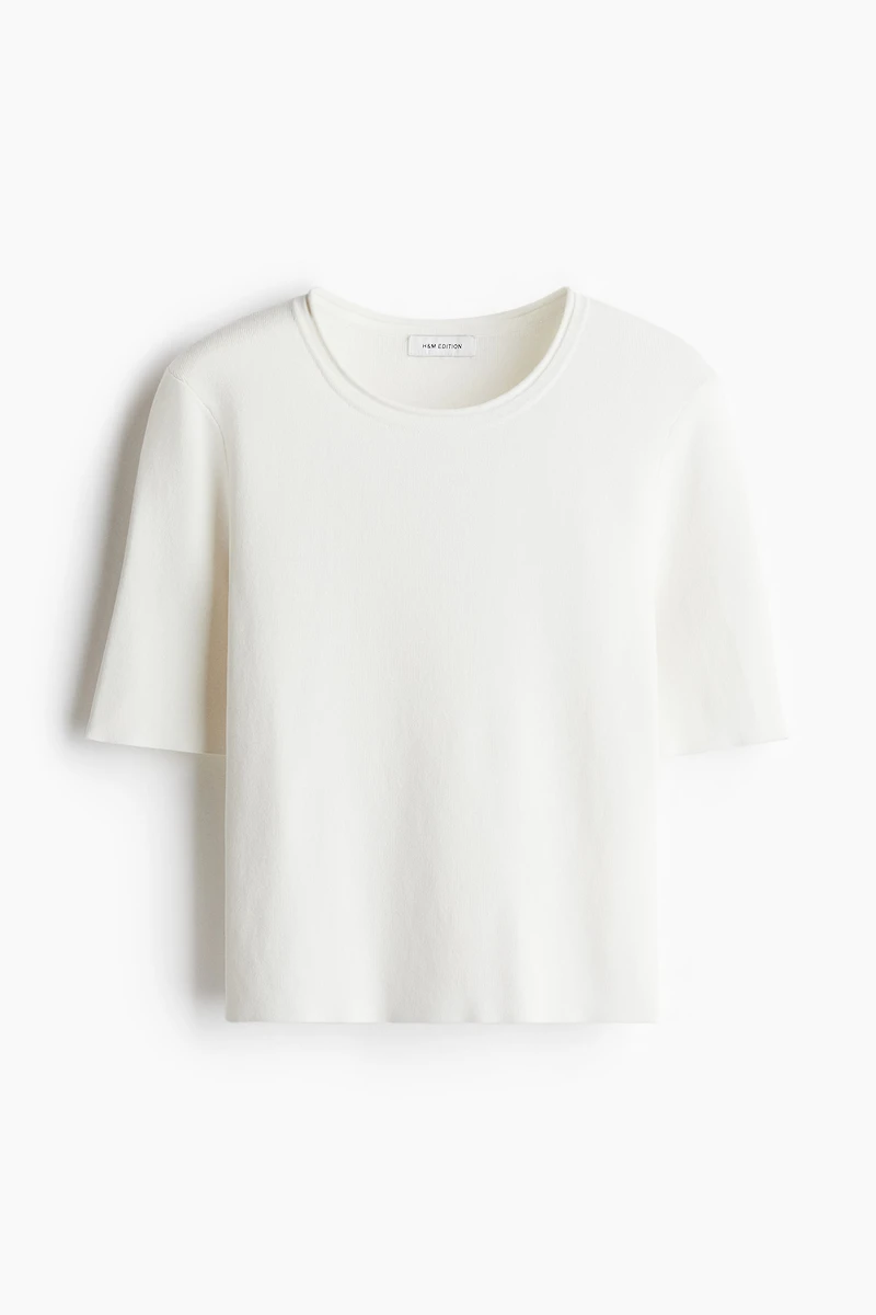 T-shirt en tricot fin