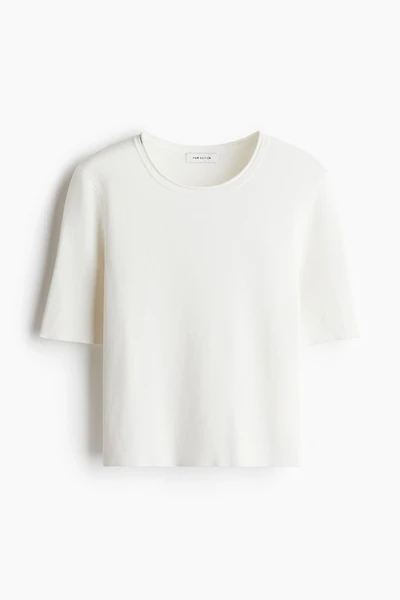 Fine-Knit T-Shirt