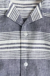 Linen-Blend Resort Shirt