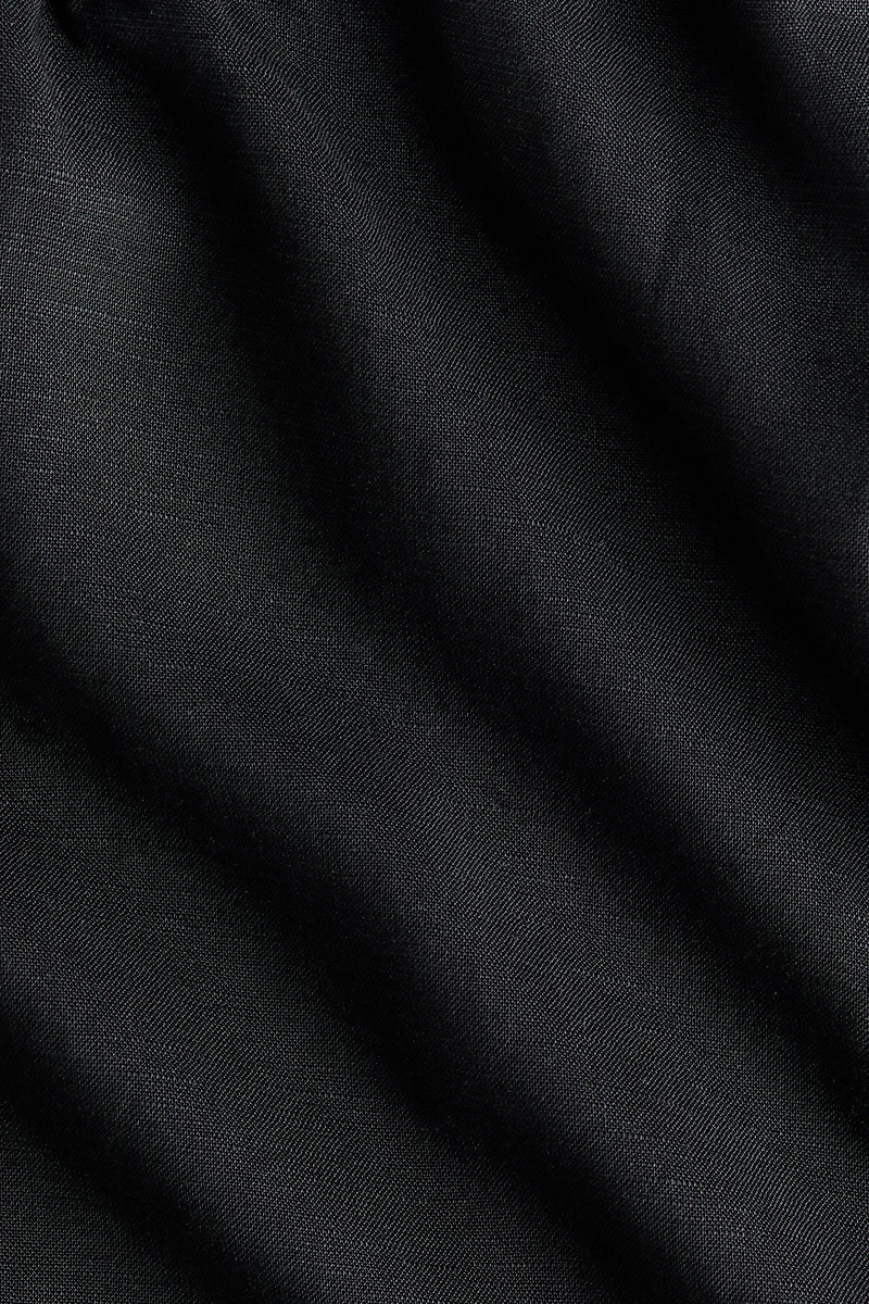 MAMA Linen-Blend Shorts