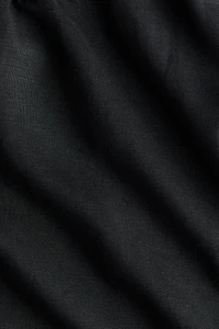 MAMA Linen-Blend Shorts