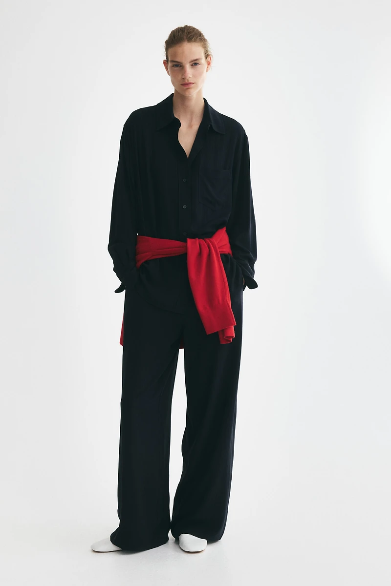 Chemise grande taille en viscose