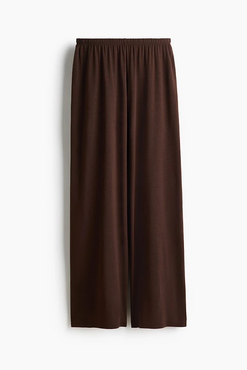 Relaxed-Fit Wide-Leg Yoga Pants