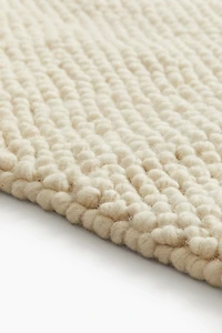 Textured-Weave Wool-Blend Rug