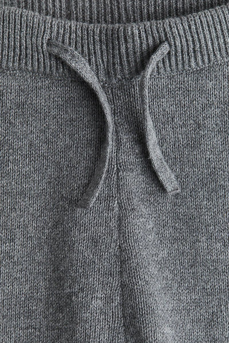 Pantalon de jogging en fin tricot coton