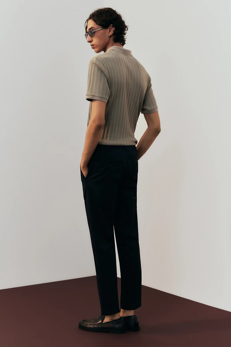 Slim-Fit Crop Pants