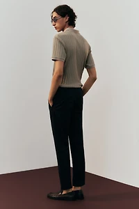 Slim-Fit Crop Pants
