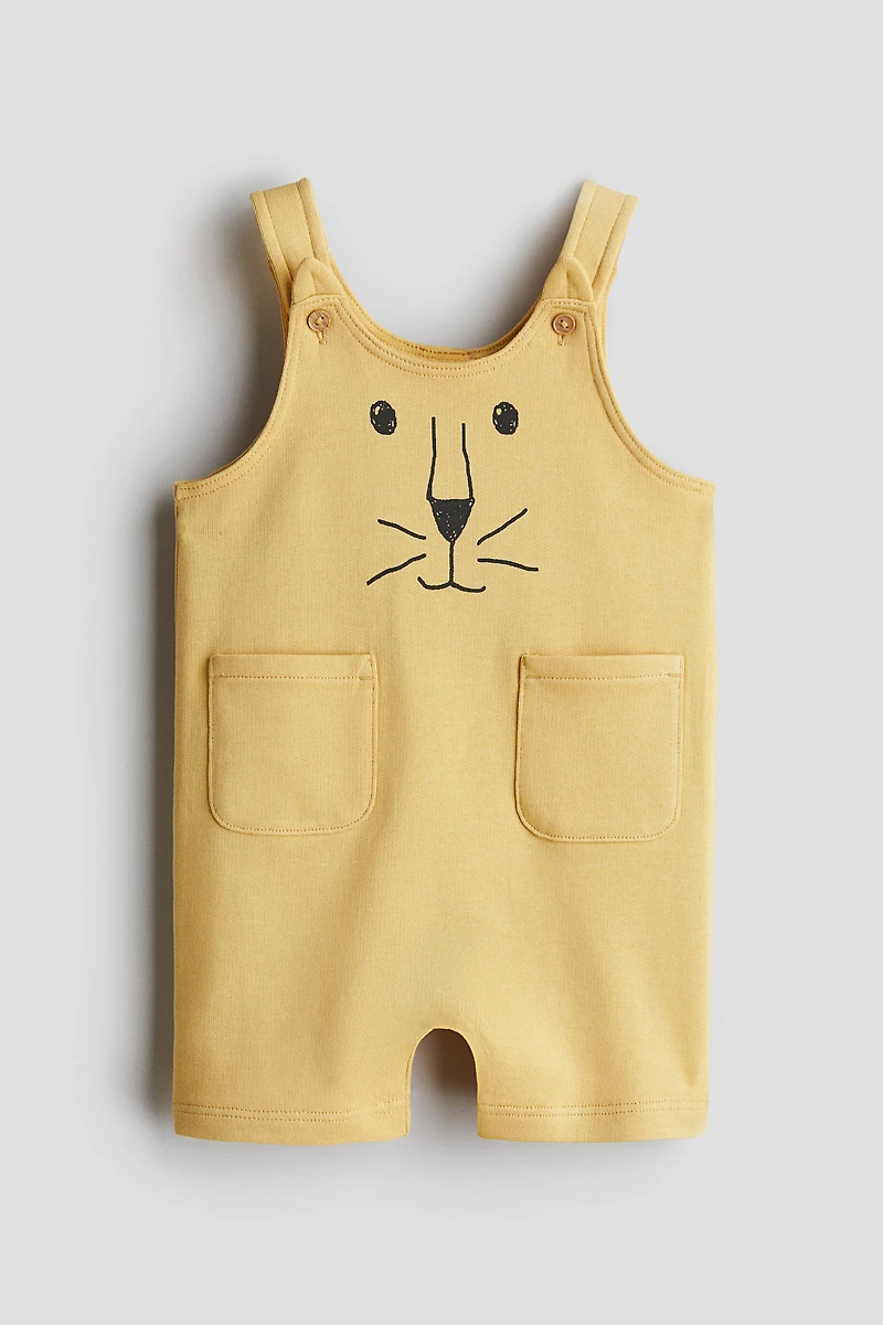 Salopette short imprimée