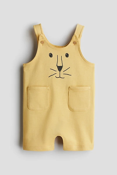 Salopette short imprimée