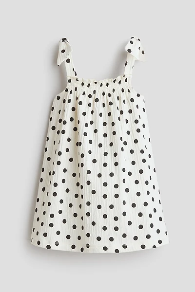 Robe à motif en coton