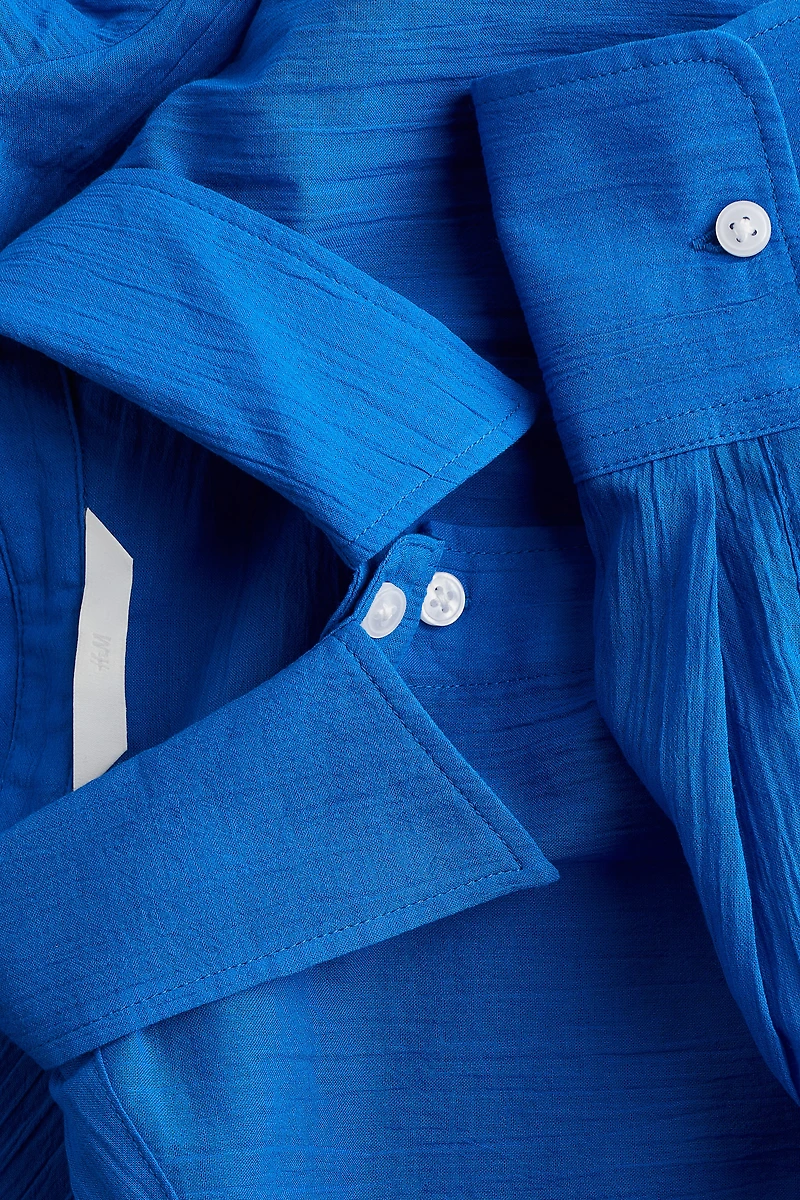 Crinkled Cotton Shirt